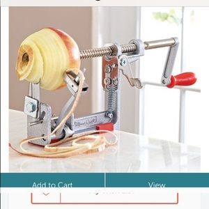 Pampered chef Apple peeler core slicer